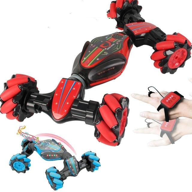 Gesture Control Twisting Car with Music and Deformation - Blue 10