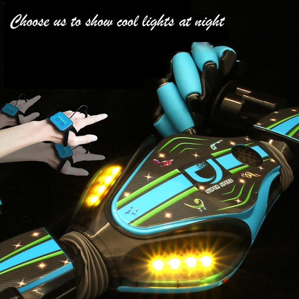 Gesture Control Twisting Car with Music and Deformation - Blue 14