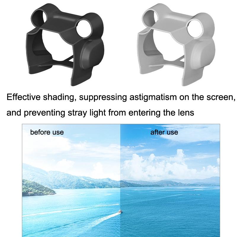 Anti-glare Gimbal Lens Hood for Dji Mini3 Pro - Black 5