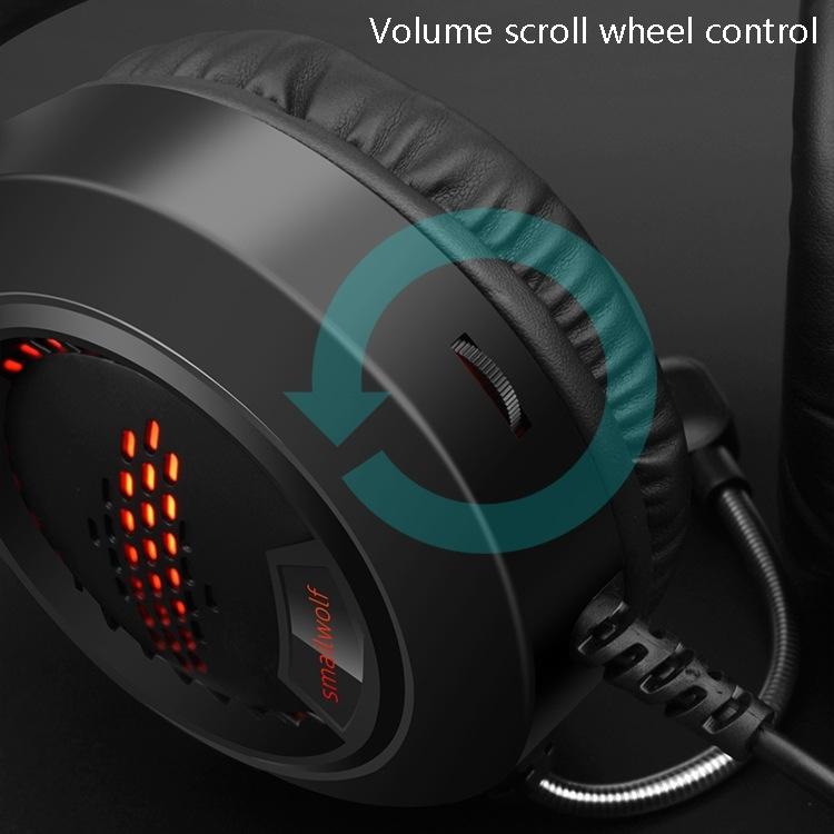 3.5Mm Luminous Game Headset For Desktop - White 8