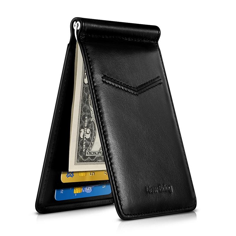 Ultra Thin Rfid Card Holder For Men Secure Multi Card Id Leather Case - Black 9