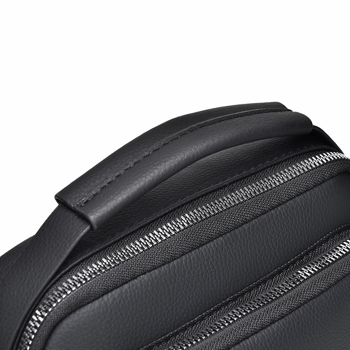 Men Multifunctional Crossbody Bag Versatile Single Shoulder Carry - Black 6