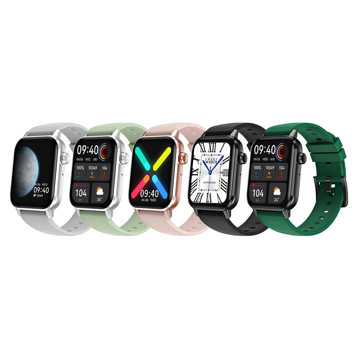 1.69 Inch Multifunctional Heart Rate Smart Watch - Black 3