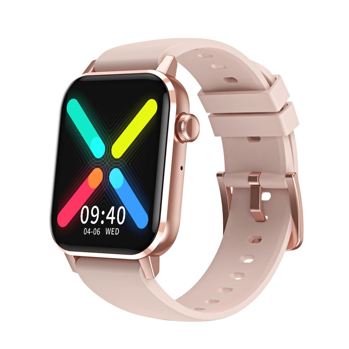 1.69 Inch Multifunctional Heart Rate Smart Watch - Black 11
