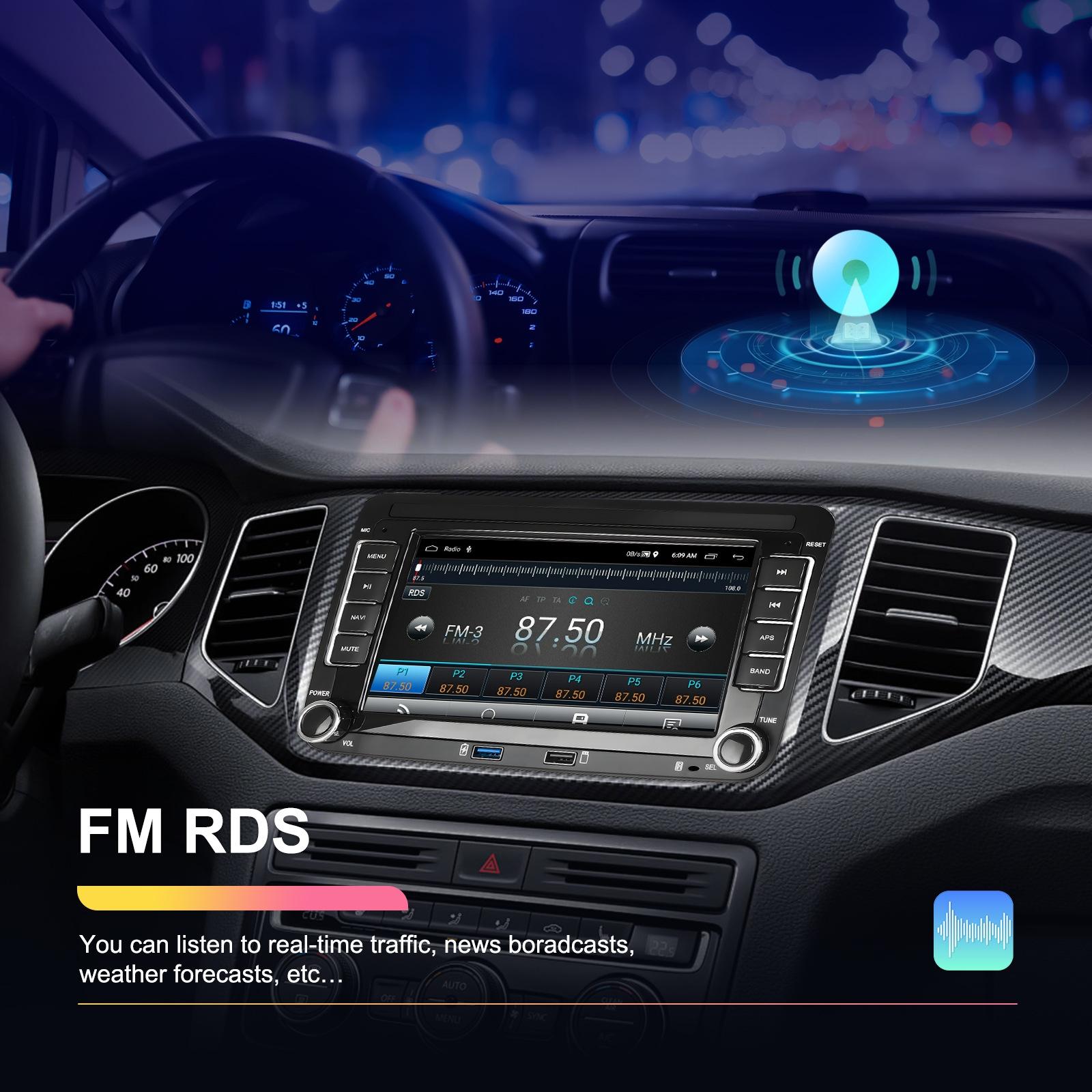2 + 64G Carplay Android Navigation For Vw / Skoda - Reversing Camera - Large Screen 9