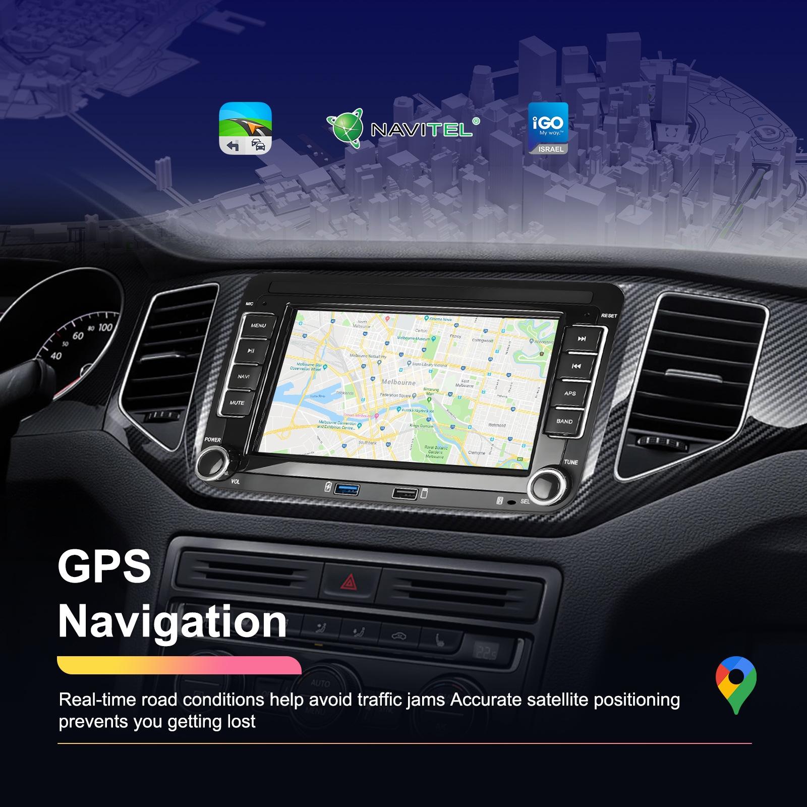 2 + 64G Carplay Android Navigation For Vw / Skoda - Reversing Camera - Large Screen 10