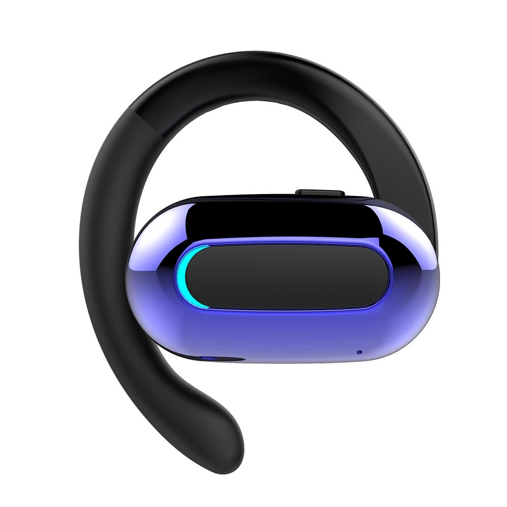 Rotatable Bluetooth Sports Earphones with Noise Reduction - Pure Black 13