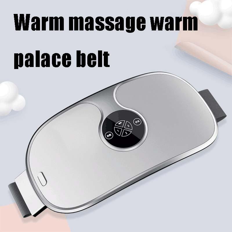 Vibrating Infrared Heat Massage Belt - Pink 4