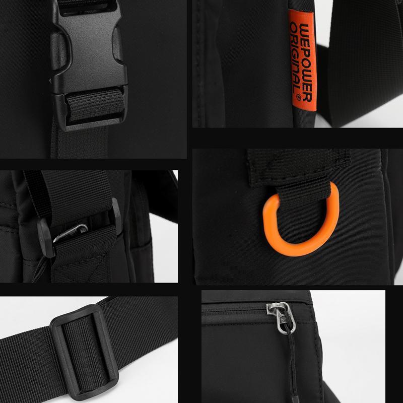 Waterproof Unisex Crossbody Bag For Couples - Black 7