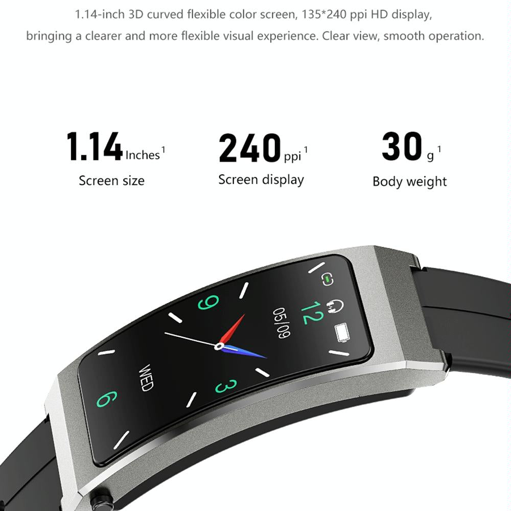 Sleep Oxygen Monitoring Smart Bracelet - Black 7