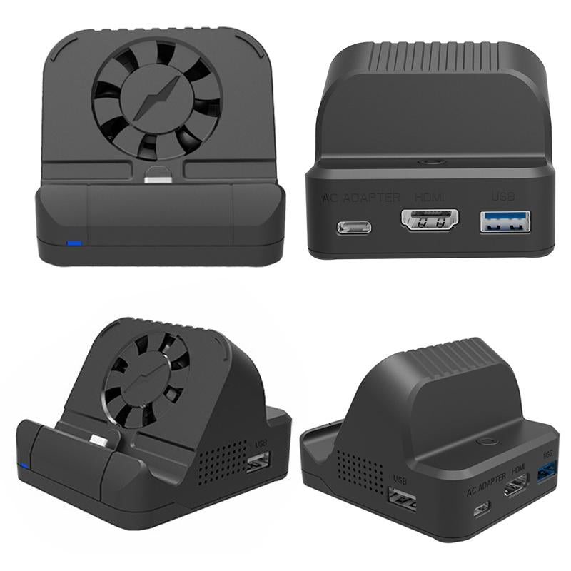 Switch Hdmi Converter with Cooling Fan and Charger 3