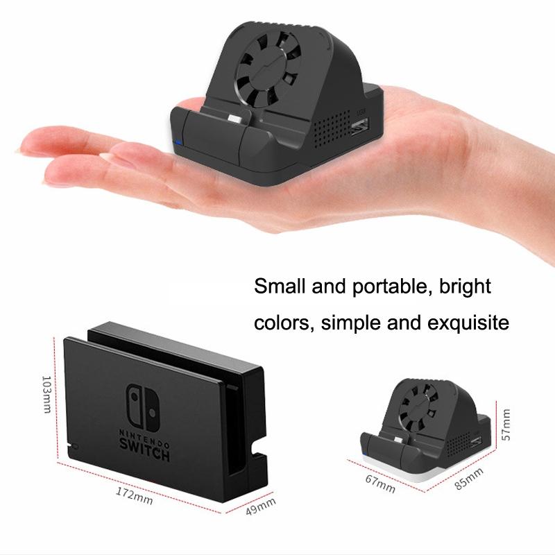 Switch Hdmi Converter with Cooling Fan and Charger 4