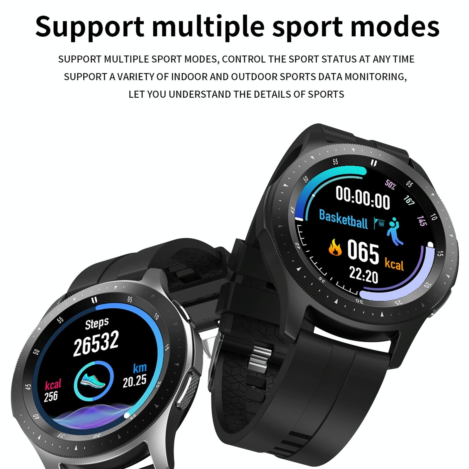 Waterproof Smart Bracelet With Touch Screen Bluetooth Call And Heart Rate Monitor - Black 4