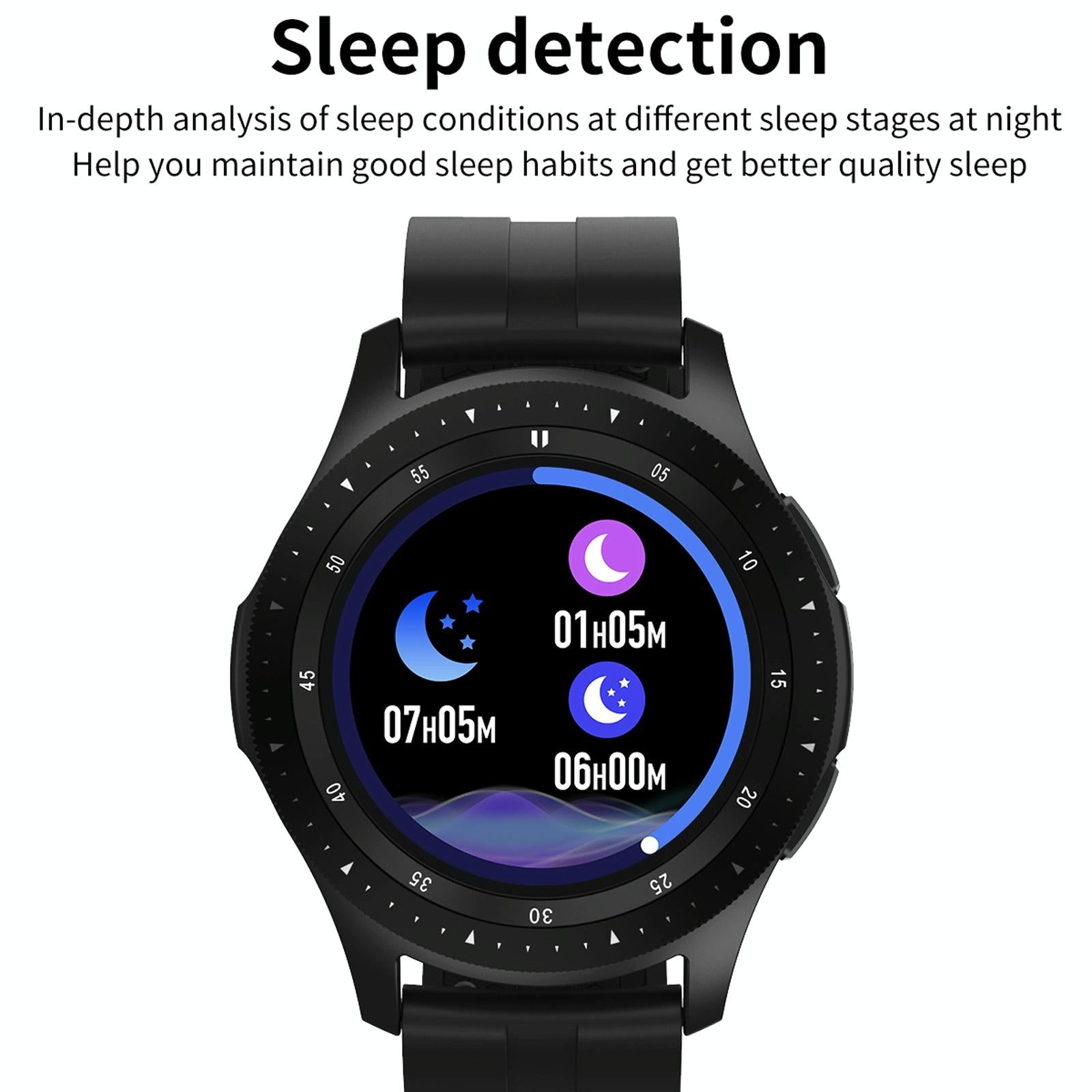 Waterproof Smart Bracelet With Touch Screen Bluetooth Call And Heart Rate Monitor - Black 8