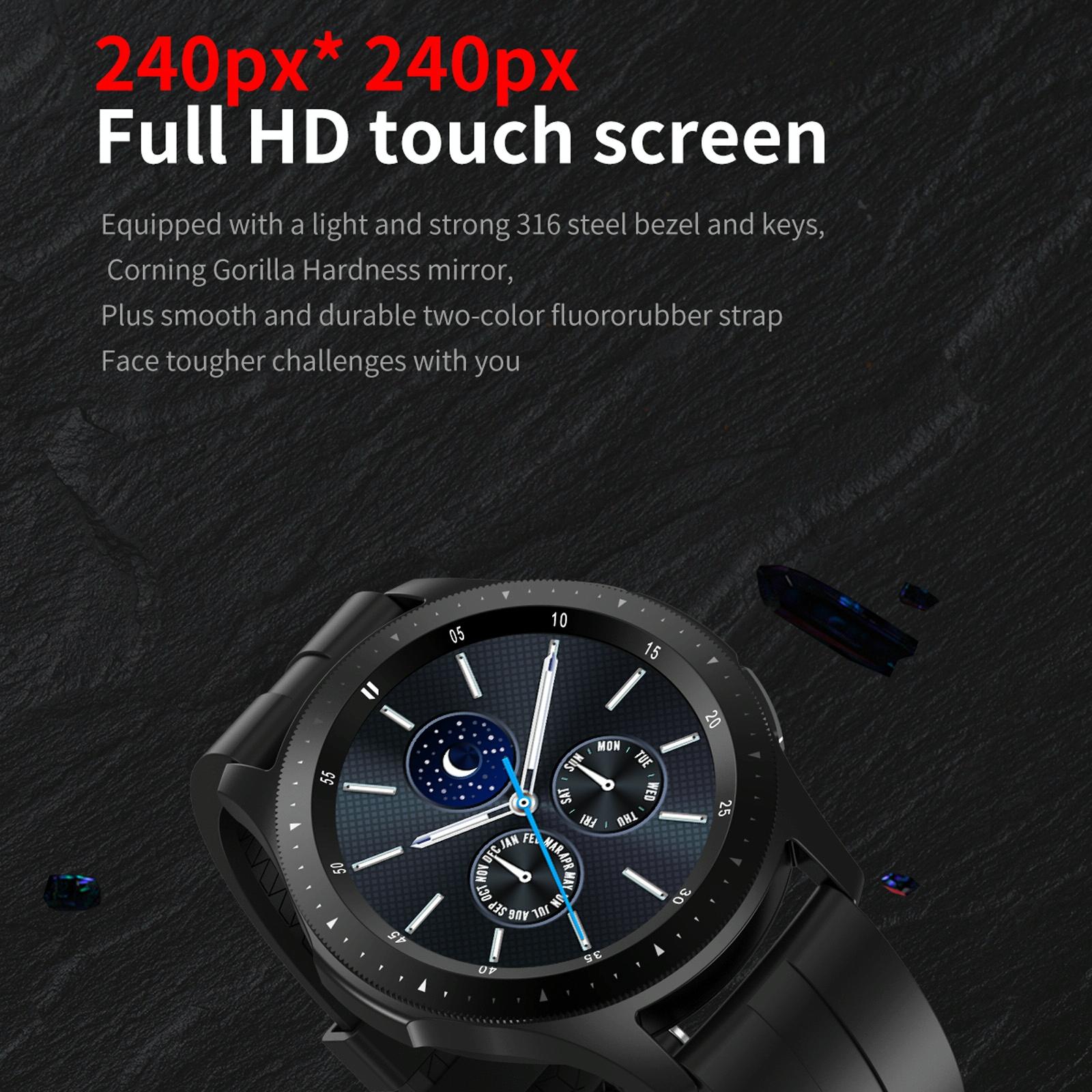 Waterproof Smart Bracelet With Touch Screen Bluetooth Call And Heart Rate Monitor - Black 14