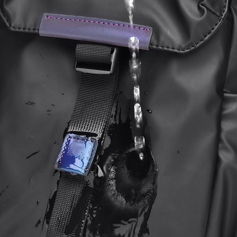 Lightweight Waterproof Men Chest Bag Cycling Shoulder Bag - Black 9