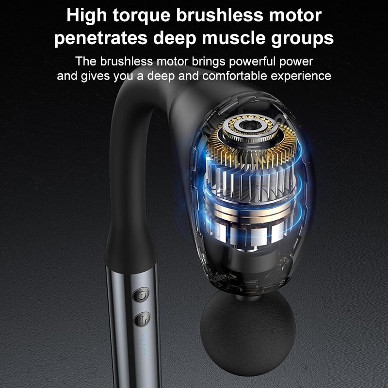 Handheld Electric Massager - Yesido Mg07 - Black 5