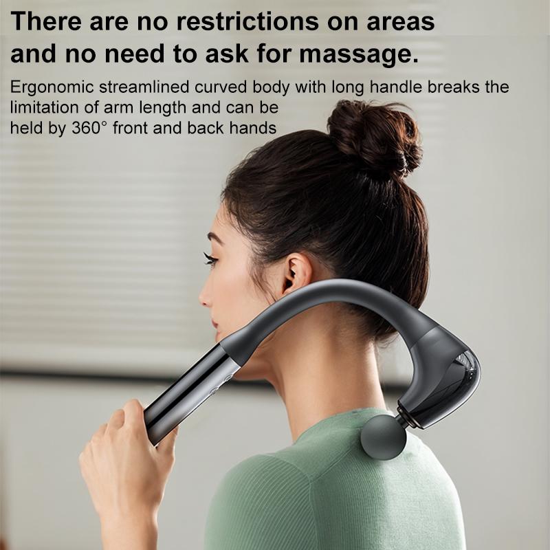 Handheld Electric Massager - Yesido Mg07 - Black 6