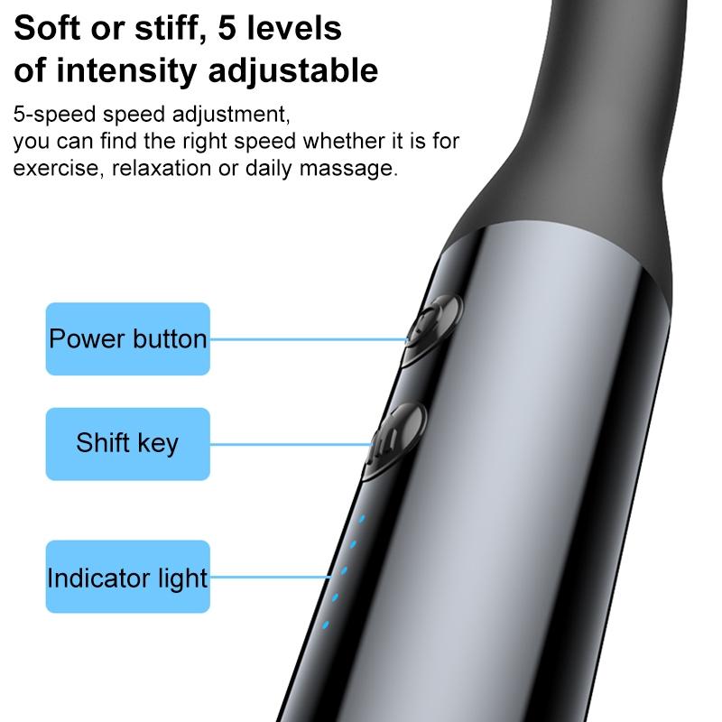 Handheld Electric Massager - Yesido Mg07 - Black 10