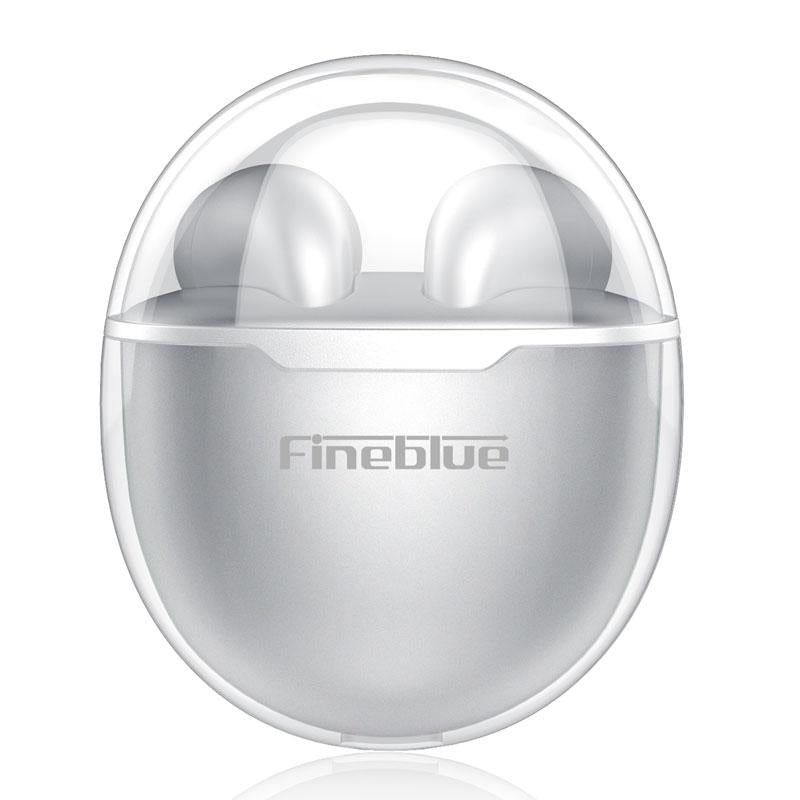 Transparent Jelly Charging Case for F-22pro Tws Bluetooth Earphones - Silver