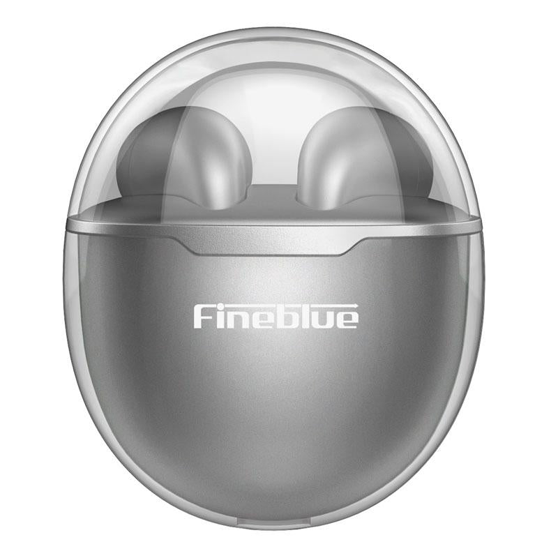 Transparent Jelly Charging Case for F-22pro Tws Bluetooth Earphones - Silver 9