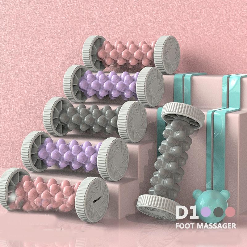 Plantar Fascia Roller For Home Fitness Muscle Relaxation Tool - Pink 3