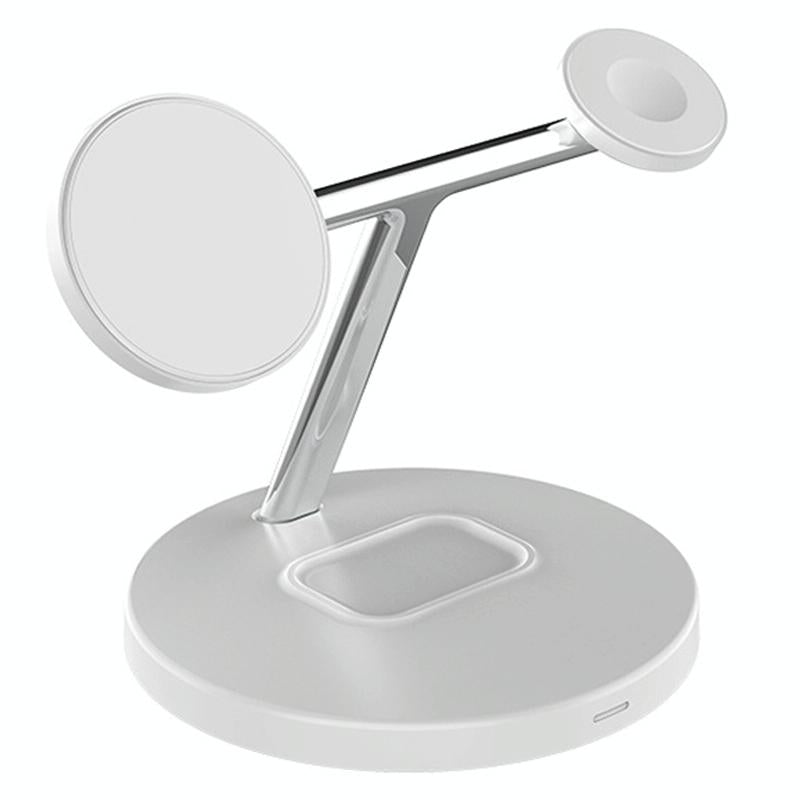 3 In 1 Magnetic Wireless Charger For Mobile Devices - Black 13