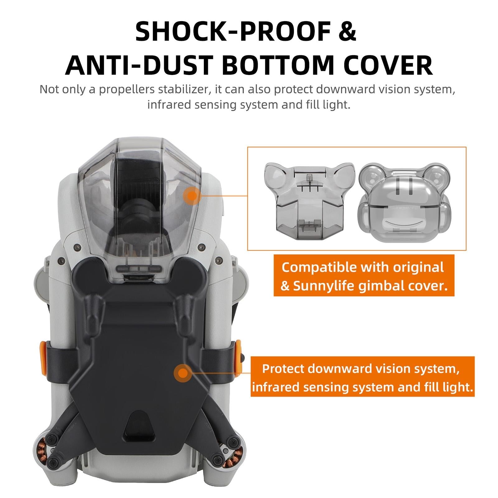 Fixed Propeller Guard for Dji Mini 4 Pro - Blade Holder - Orange 5