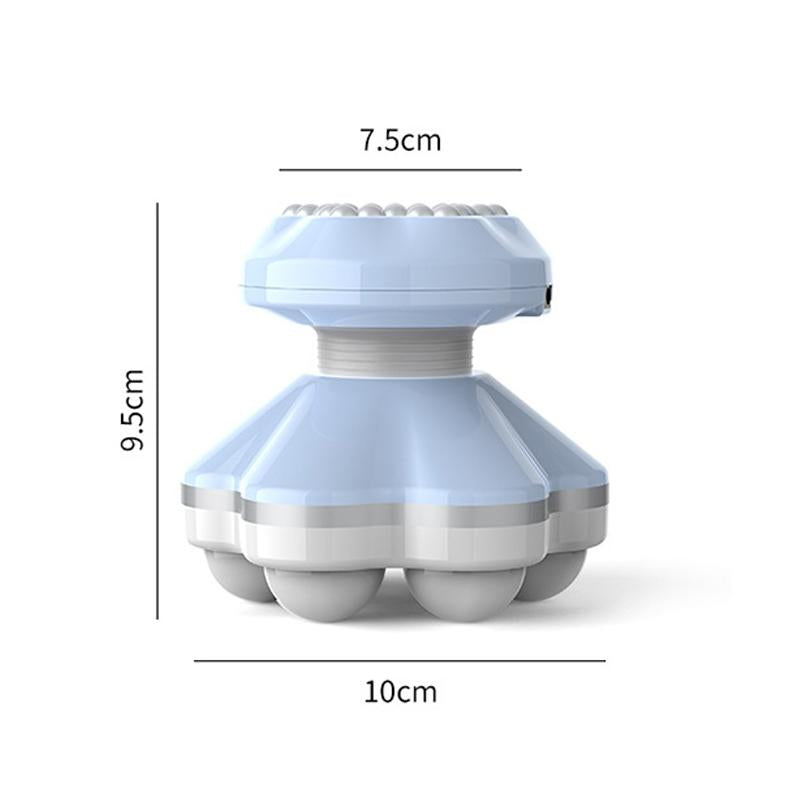 Usb Mini Massager For Whole Body Xf-76 - Blue 4