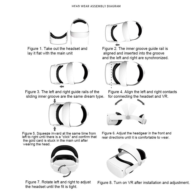 Universal Head Strap for Oculus Quest 2 - Adjustable 10