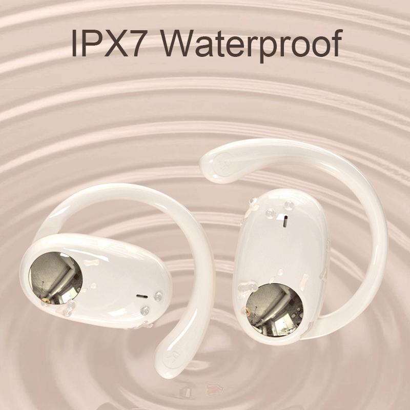 Wireless Dual-mic Bluetooth Earphones with Noise Reduction and Led Display - Black 12