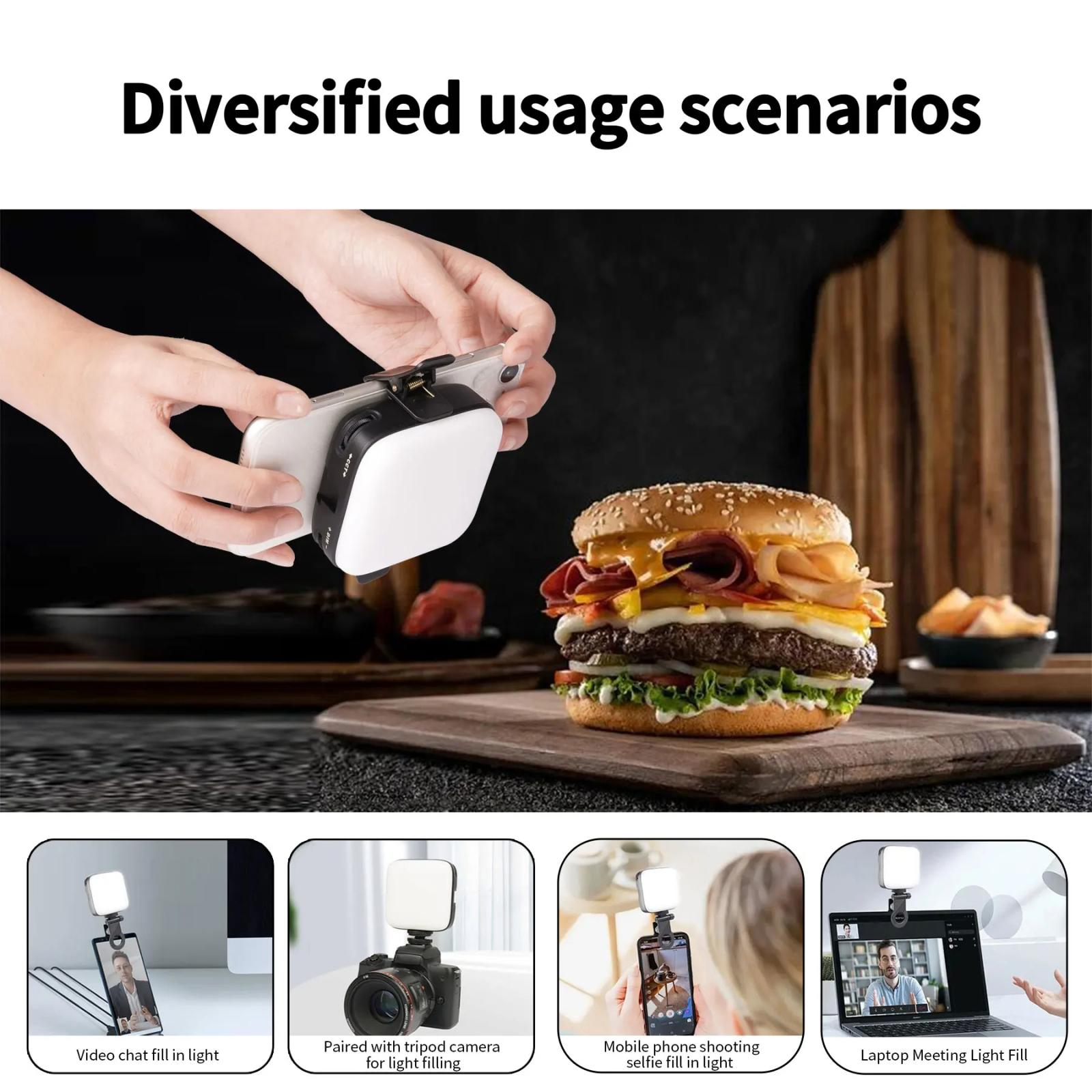 Portable V90 Led Fill Light for Mobile Beauty Live Streaming 11