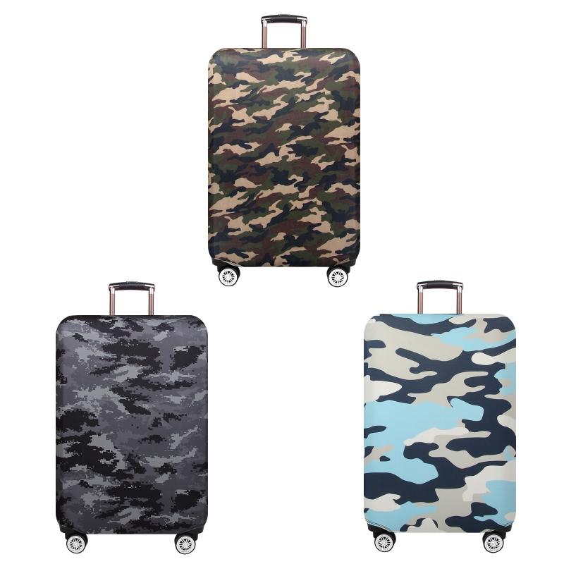 Protective Dustproof Cover for Travel Trolley Suitcase - Small Size - Camouflage 1 3
