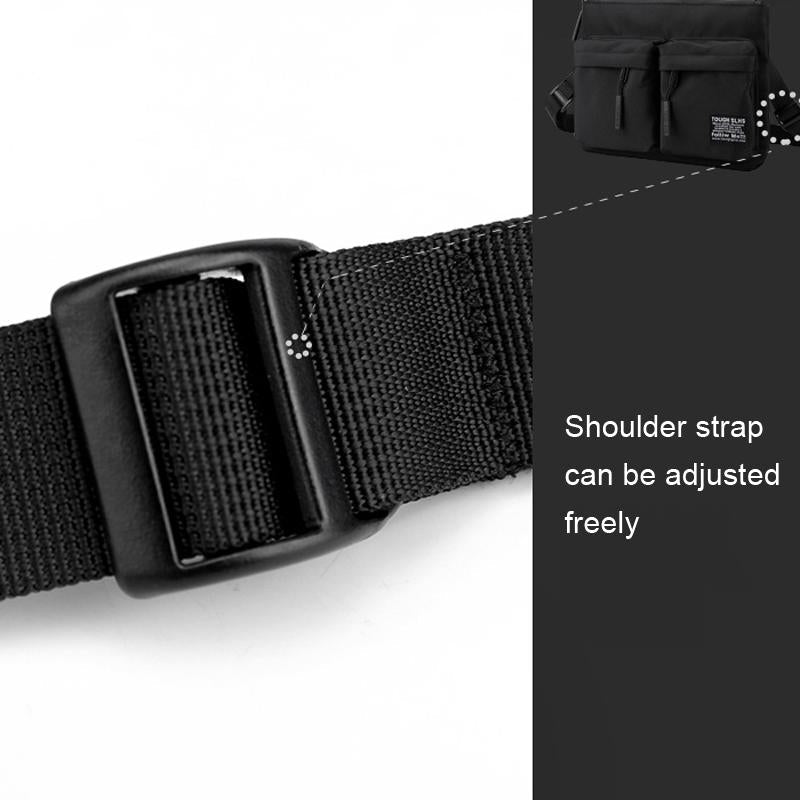 Leisure Sports Chest Bag Lightweight Shoulder Bag For Men - Black 10
