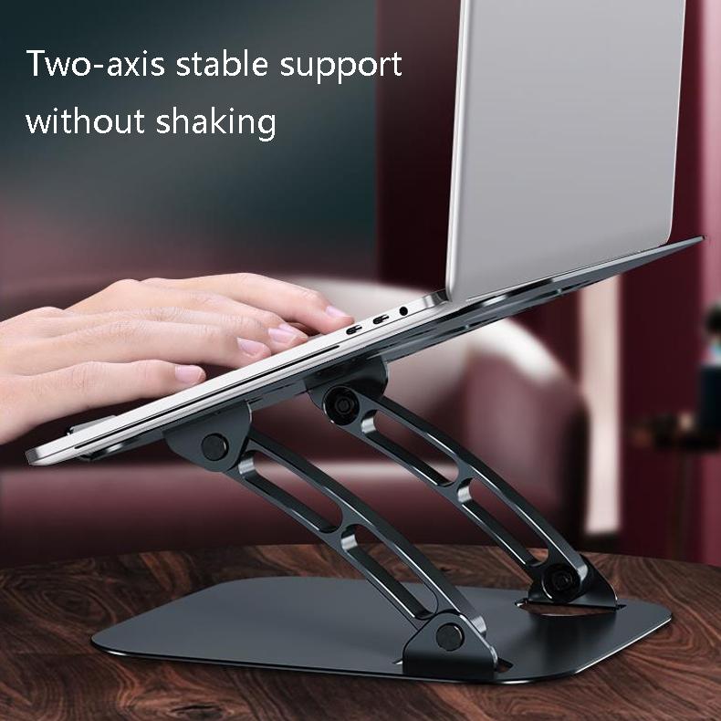Aluminum Laptop Holder - Black 4
