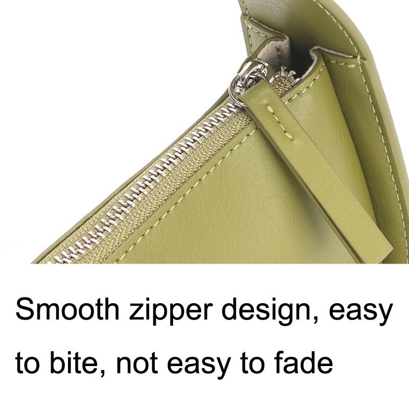 Vintage Semi Circular Underarm Bag White 6