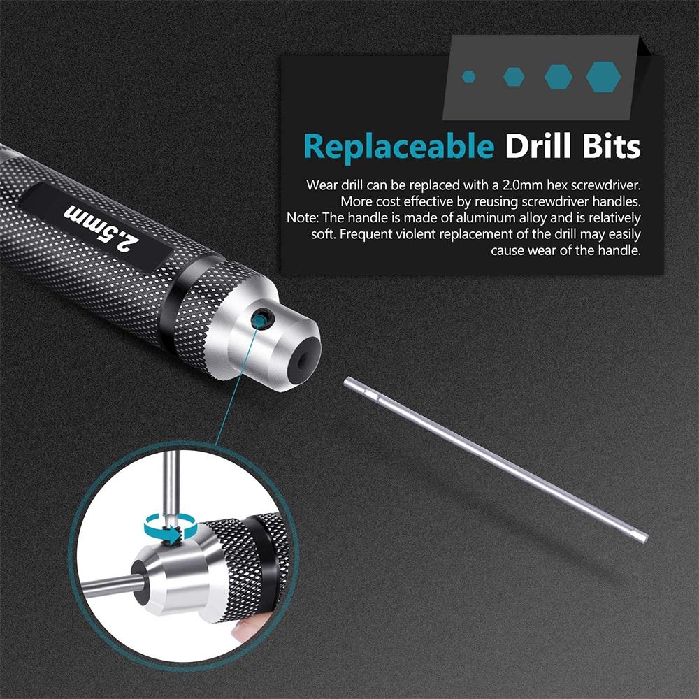 Drone Repair & Disassembly Tool - Inner Hex T6 / T9 Screwdriver 5