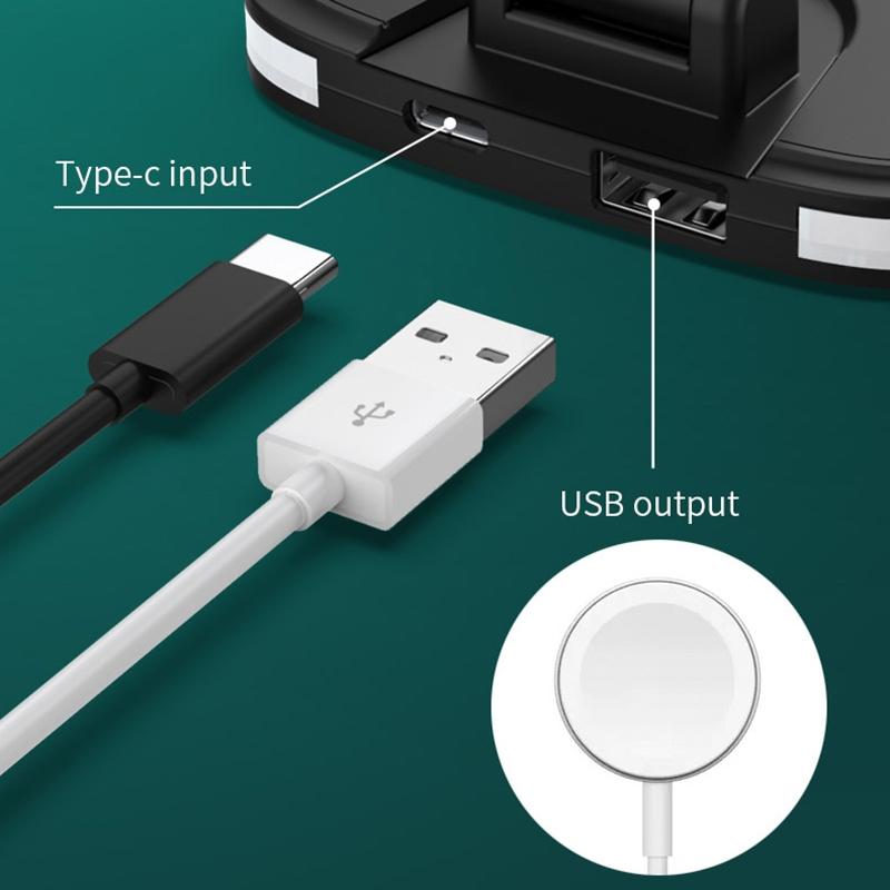 15W Multifunctional Desktop Wireless Charger - Black 8