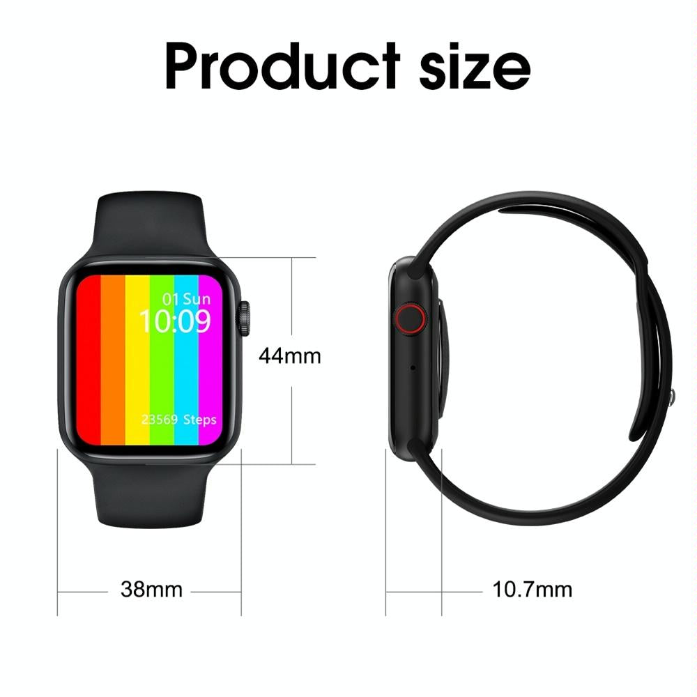 1.75 Inch Ips Smart Watch Waterproof Temp / Heart / Bp / Sleep Monitoring - Black 13