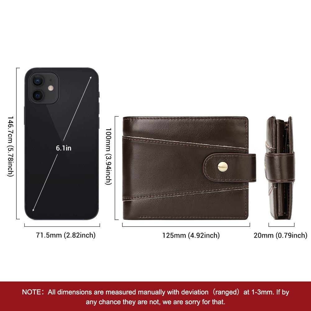 Men Multi-card Anti-magnetic Wallet - Compact Design 3