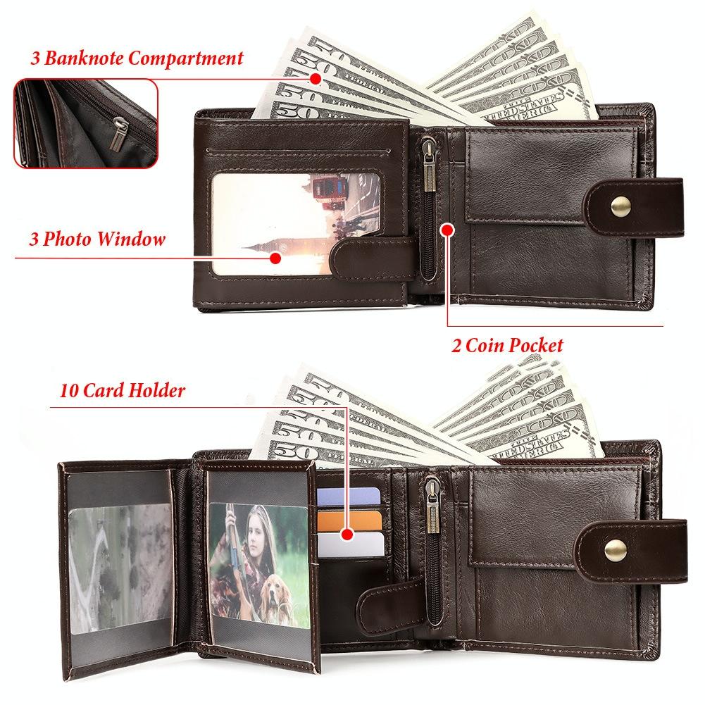 Men Multi-card Anti-magnetic Wallet - Compact Design 6