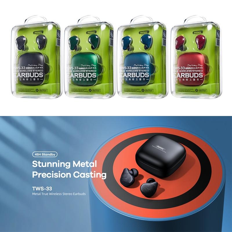 Green Tws-33 Bluetooth 5.0 True Wireless Earphones 4