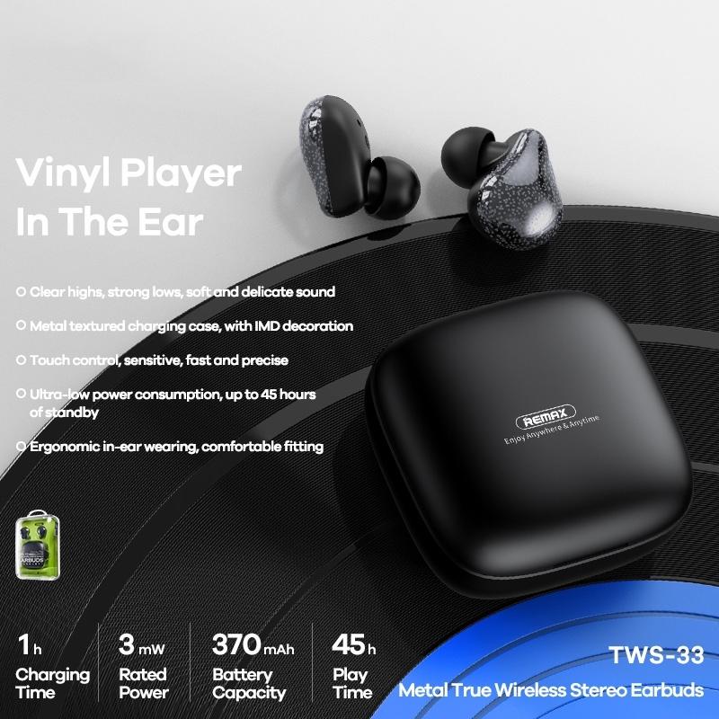 Green Tws-33 Bluetooth 5.0 True Wireless Earphones 7