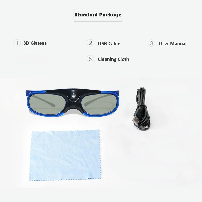 3d Glasses for Dlp Projectors - Rechargeable 6