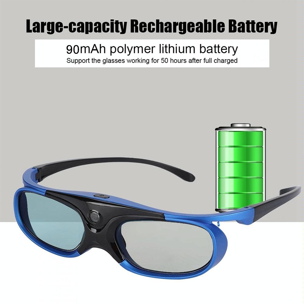 3d Glasses for Dlp Projectors - Rechargeable 8