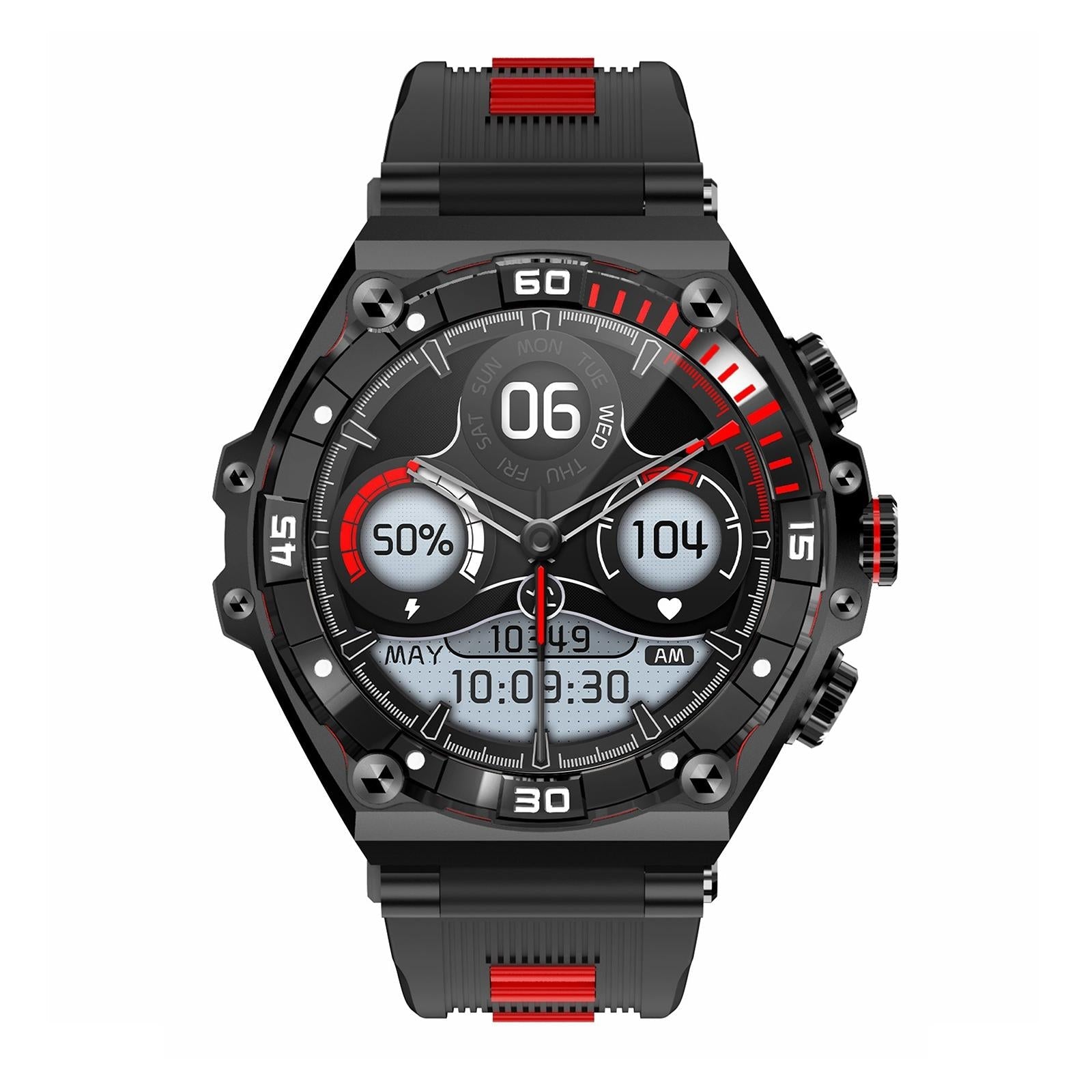 1.43 Inch Amoled Screen Smart Watch Supports Bluetooth Call / Blood Oxygen Detection - Red 3