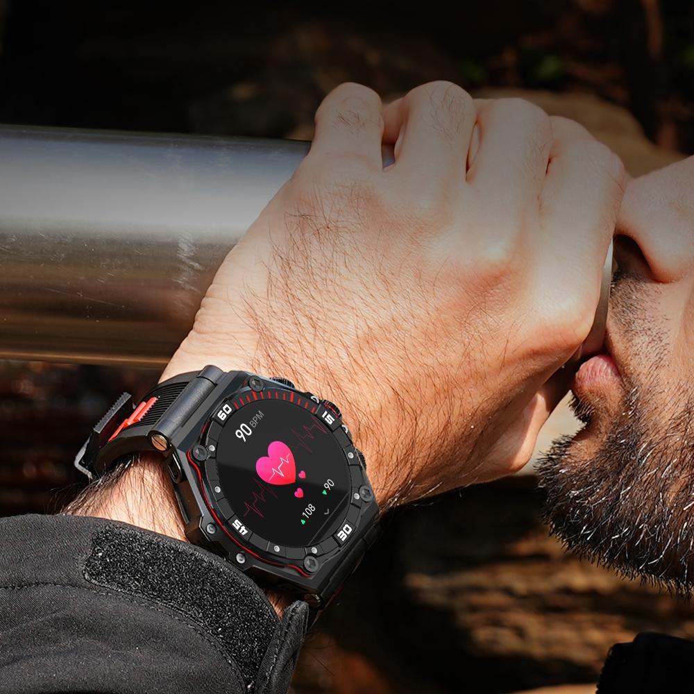 1.43 Inch Amoled Screen Smart Watch Supports Bluetooth Call / Blood Oxygen Detection - Red 12