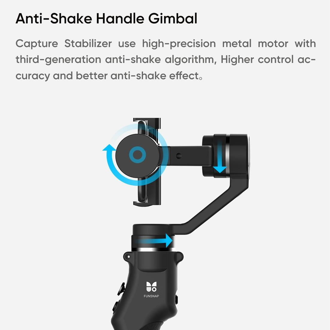 Capture1 Outdoor Video Gimbal Stabilizer - Black 5