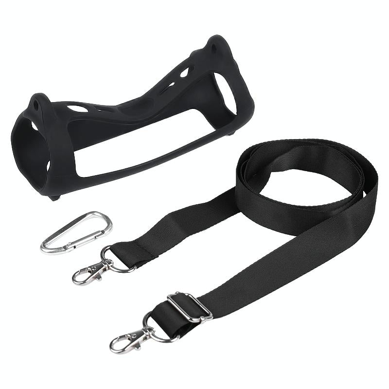 Portable Silicone Case with Shoulder Strap for Jbl Flip 6 Speaker - Black 10