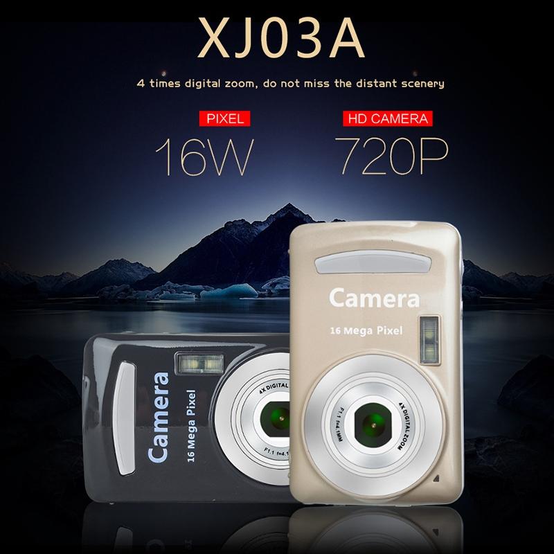 16mp Mini Digital Camera for Kids - 2.4 Inch 720p Cute Cartoon Design - Multifunctional Toy for Children's Birthday - Black 4